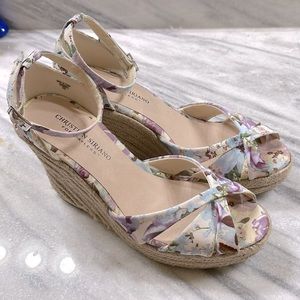 Flower print Christian siriano, 8 heels
